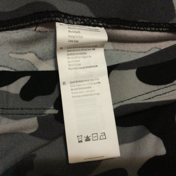 SWS Gray Camo Soft Leggings XL NWT - Picture 5 of 13